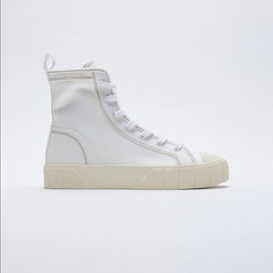 Zara high top sneaker